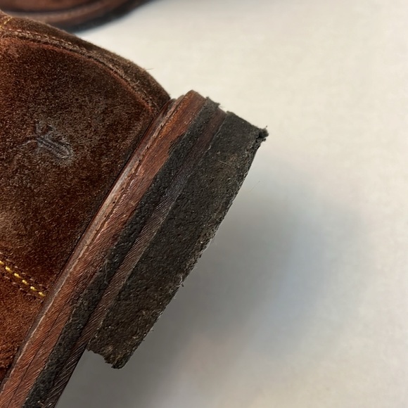 FRYE MENS DAKOTA CREPE CHUKKA  LEATHER BOOTS 9.5 - Picture 12 of 16